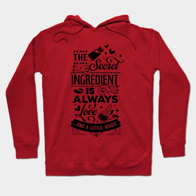 The secret ingredient Hoodie by Myartstor 